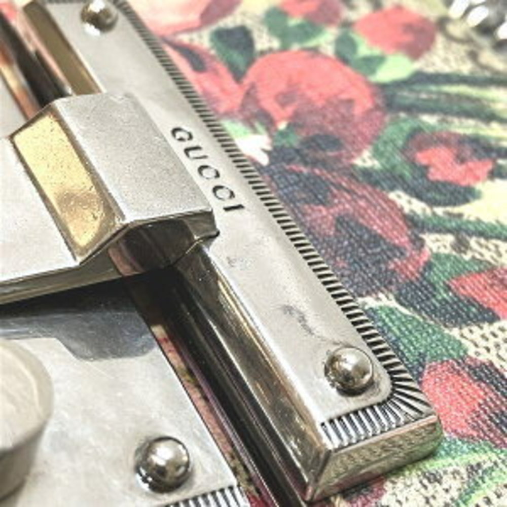 Gucci Supreme Chain Bag Flora Shoulder GG - Picture 6 of 8
